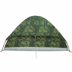 vidaXL Family Tent Dome 6-Person Camouflage Waterproof