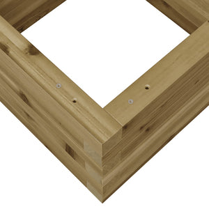 vidaXL Garden Planter 40x40x23 cm Impregnated Wood Pine