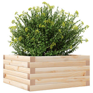 vidaXL Garden Planter 50x50x23 cm Solid Wood Pine