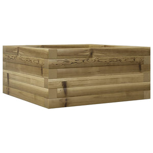 vidaXL Garden Planter 50x50x23 cm Impregnated Wood Pine