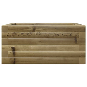 vidaXL Garden Planter 50x50x23 cm Impregnated Wood Pine