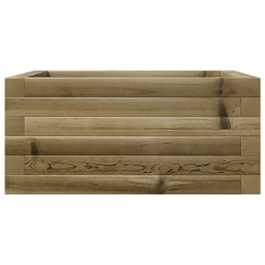 vidaXL Garden Planter 50x50x23 cm Impregnated Wood Pine