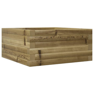 vidaXL Garden Planter 50x50x23 cm Impregnated Wood Pine