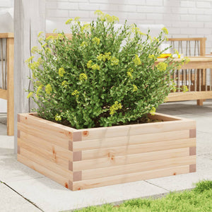 vidaXL Garden Planter 60x60x23 cm Solid Wood Pine