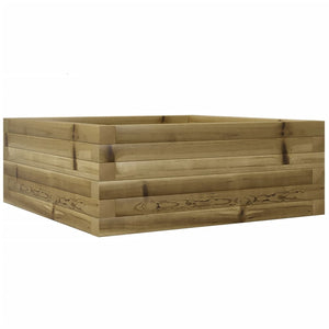 vidaXL Garden Planter 60x60x23 cm Impregnated Wood Pine