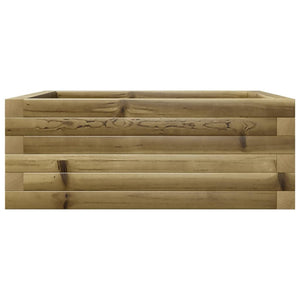 vidaXL Garden Planter 60x60x23 cm Impregnated Wood Pine