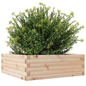 vidaXL Garden Planter 70x70x23 cm Solid Wood Pine