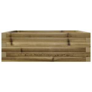 vidaXL Garden Planter 70x70x23 cm Impregnated Wood Pine