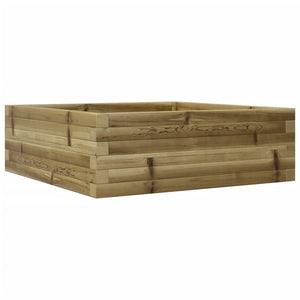 vidaXL Garden Planter 70x70x23 cm Impregnated Wood Pine