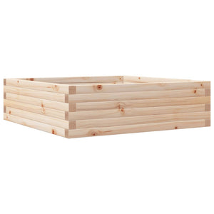 vidaXL Garden Planter 80x80x23 cm Solid Wood Pine