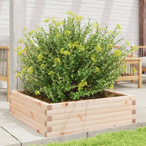 vidaXL Garden Planter 80x80x23 cm Solid Wood Pine