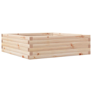 vidaXL Garden Planter 80x80x23 cm Solid Wood Pine