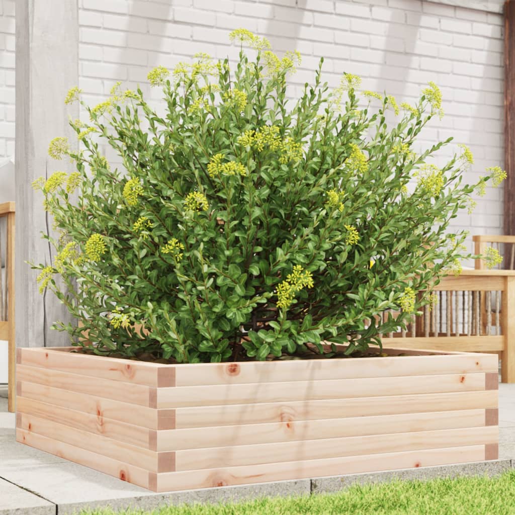 vidaXL Garden Planter 80x80x23 cm Solid Wood Pine