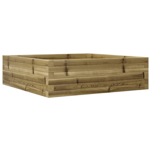 vidaXL Garden Planter 80x80x23 cm Impregnated Wood Pine