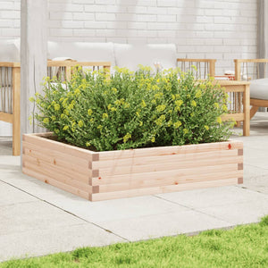 vidaXL Garden Planter 90x90x23 cm Solid Wood Pine