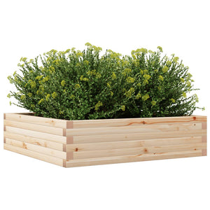 vidaXL Garden Planter 90x90x23 cm Solid Wood Pine