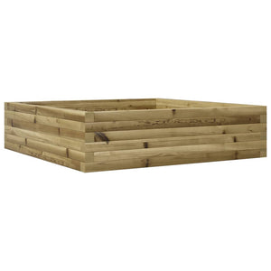 vidaXL Garden Planter 90x90x23 cm Impregnated Wood Pine