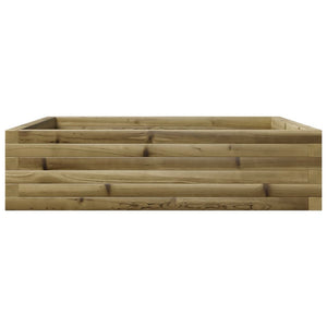 vidaXL Garden Planter 90x90x23 cm Impregnated Wood Pine