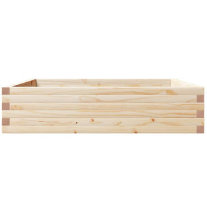 vidaXL Garden Planter 100x100x23 cm Solid Wood Pine