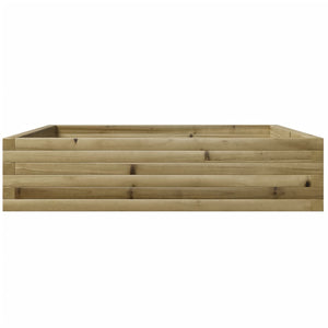 vidaXL Garden Planter 100x100x23 cm Impregnated Wood Pine