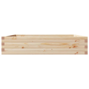 vidaXL Garden Planter 110x110x23 cm Solid Wood Pine