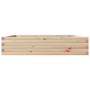 vidaXL Garden Planter 110x110x23 cm Solid Wood Pine