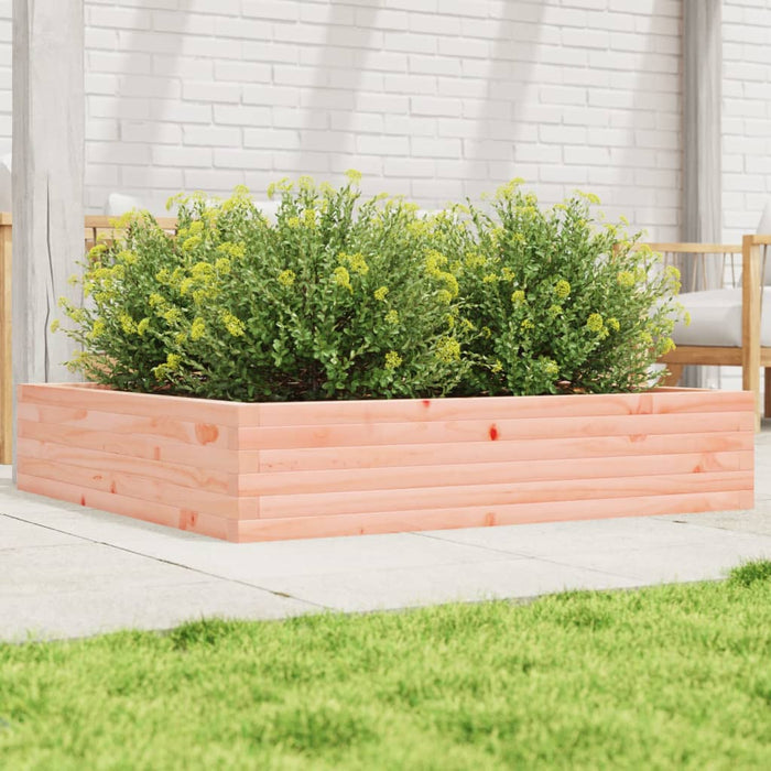 vidaXL Garden Planter 110x110x23 cm Solid Wood Douglas