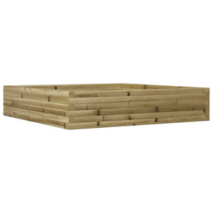 vidaXL Garden Planter 110x110x23 cm Impregnated Wood Pine