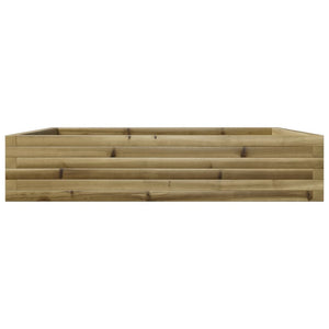 vidaXL Garden Planter 110x110x23 cm Impregnated Wood Pine