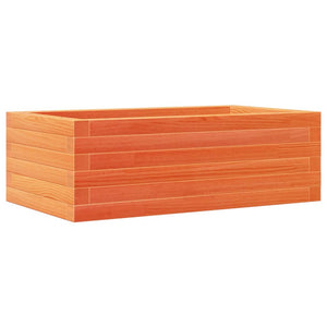 vidaXL Garden Planter Wax Brown 70x40x23 cm Solid Wood Pine