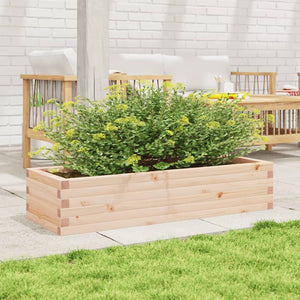 vidaXL Garden Planter 110x40x23 cm Solid Wood Pine