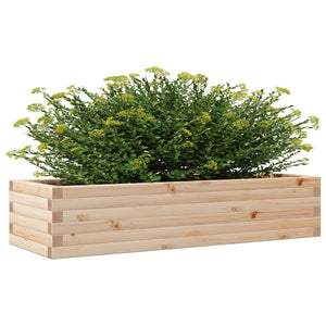 vidaXL Garden Planter 110x40x23 cm Solid Wood Pine