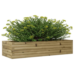 vidaXL Garden Planter 110x40x23 cm Impregnated Wood Pine