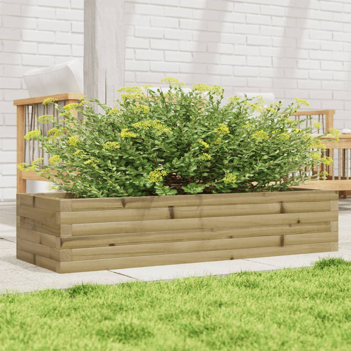 vidaXL Garden Planter 110x40x23 cm Impregnated Wood Pine