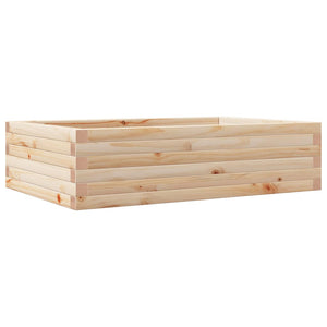 vidaXL Garden Planter 90x60x23 cm Solid Wood Pine