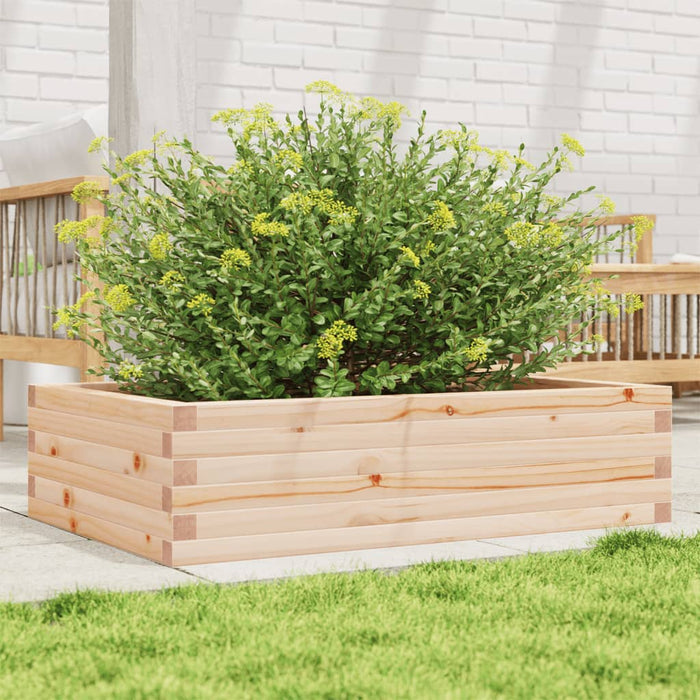 vidaXL Garden Planter 90x60x23 cm Solid Wood Pine