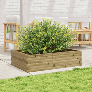 vidaXL Garden Planter 90x60x23 cm Impregnated Wood Pine