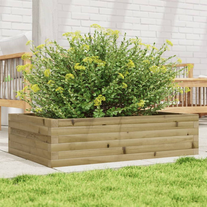 vidaXL Garden Planter 90x60x23 cm Impregnated Wood Pine