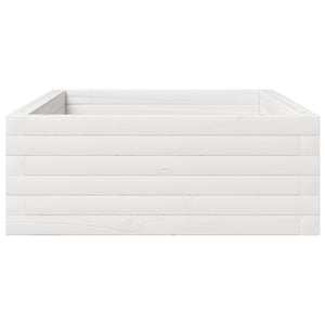 vidaXL Garden Planter White 110x60x23 cm Solid Wood Pine