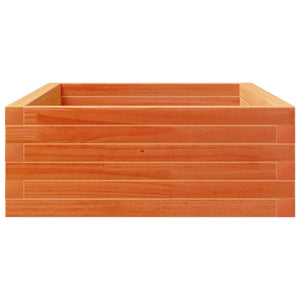 vidaXL Garden Planter Wax Brown 110x60x23 cm Solid Wood Pine