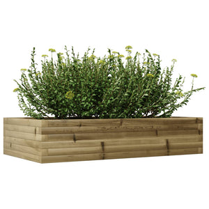 vidaXL Garden Planter 110x60x23 cm Impregnated Wood Pine