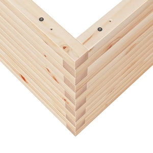 vidaXL Garden Planter 50x50x45.5 cm Solid Wood Pine