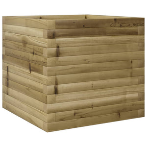 vidaXL Garden Planter 50x50x45.5 cm Impregnated Wood Pine