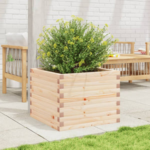 vidaXL Garden Planter 60x60x45.5 cm Solid Wood Pine