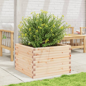 vidaXL Garden Planter 70x70x45.5 cm Solid Wood Pine