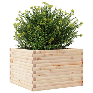 vidaXL Garden Planter 70x70x45.5 cm Solid Wood Pine