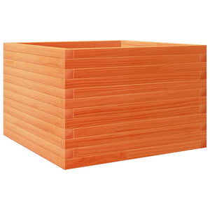 vidaXL Garden Planter Wax Brown 70x70x45.5 cm Solid Wood Pine