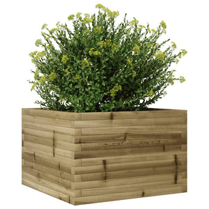 vidaXL Garden Planter 70x70x45.5 cm Impregnated Wood Pine