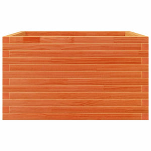 vidaXL Garden Planter Wax Brown 80x80x45.5 cm Solid Wood Pine