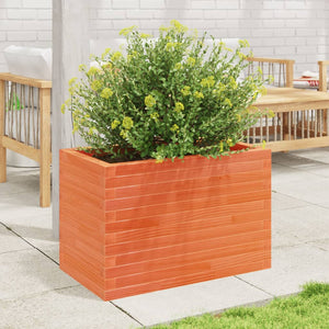 vidaXL Garden Planter Wax Brown 70x40x45.5 cm Solid Wood Pine